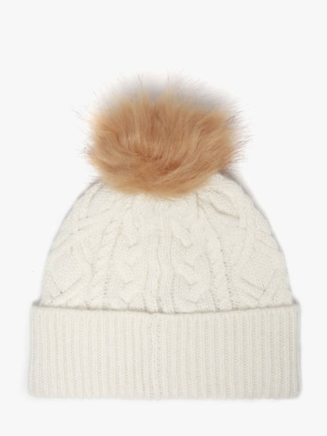 Bonnet Lauren ralph lauren Beige textile 54P04466 vue secondaire 2
