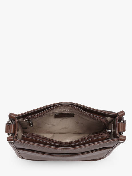 Sac Bandoulière Confort Cuir Hexagona Marron confort 466120 vue secondaire 2