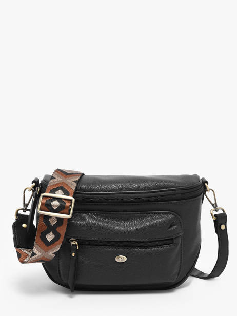 Sac Banane Hexagona Noir ronda 3880228