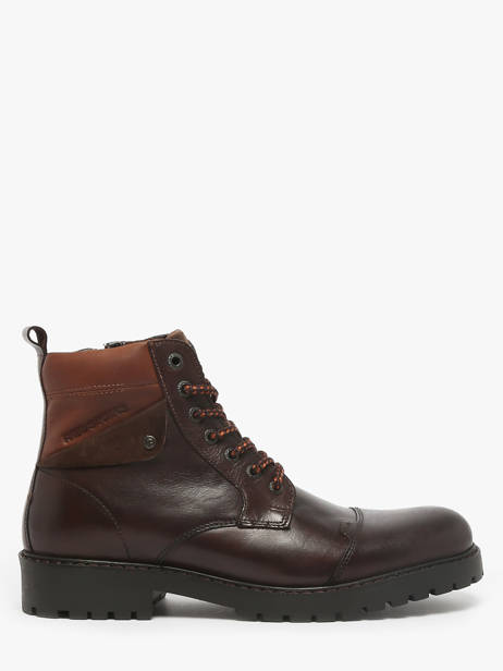Boots Tuto En Cuir Redskins Marron men TUTO