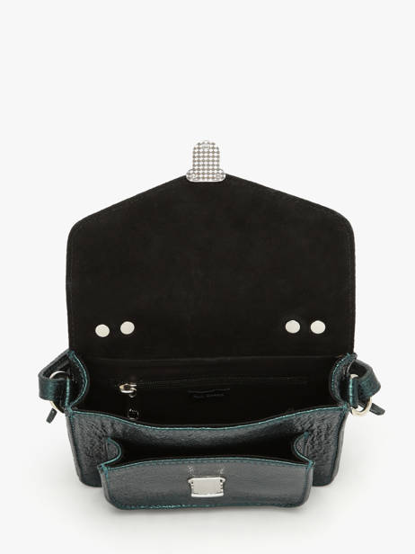 Sac Bandoulière Melle George Xs Minuit Cuir Paul marius Vert minuit GEORXMIN vue secondaire 2