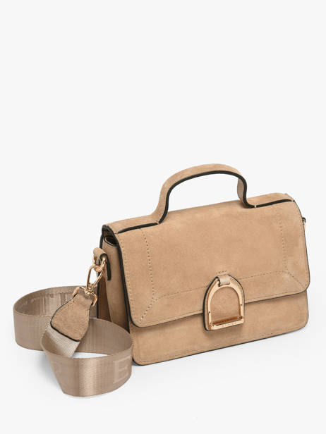 Sac Bandoulière S Altesse Suede Etrier Beige altesse suede EASU048S vue secondaire 2