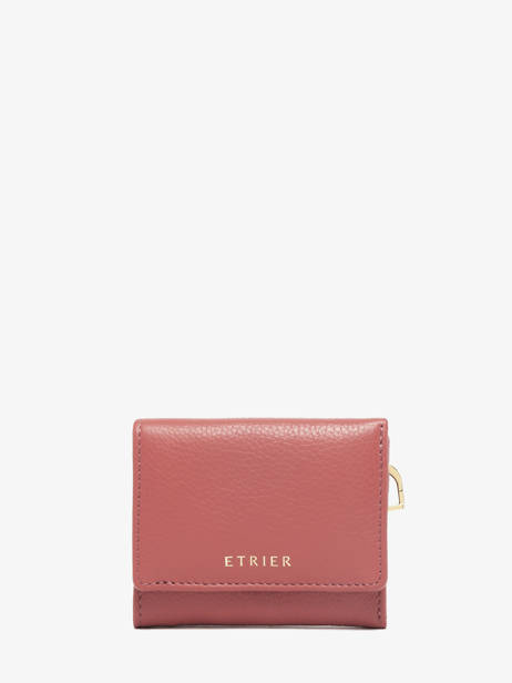 Porte-monnaie S Tradition Cuir Etrier Rose tradition ETRA095S