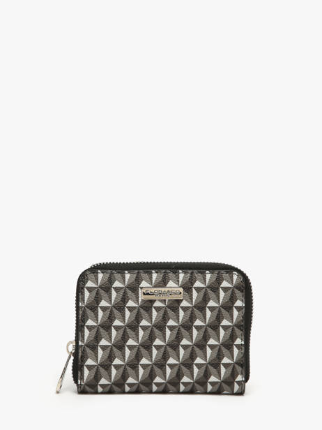 Porte-monnaie Miniprix Noir wt sigle 5009