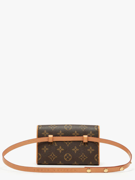 Sac Banane D'occasion Louis Vuitton Florentine Monogrammé Brand connection Marron louis vuitton AAX5645 vue secondaire 5