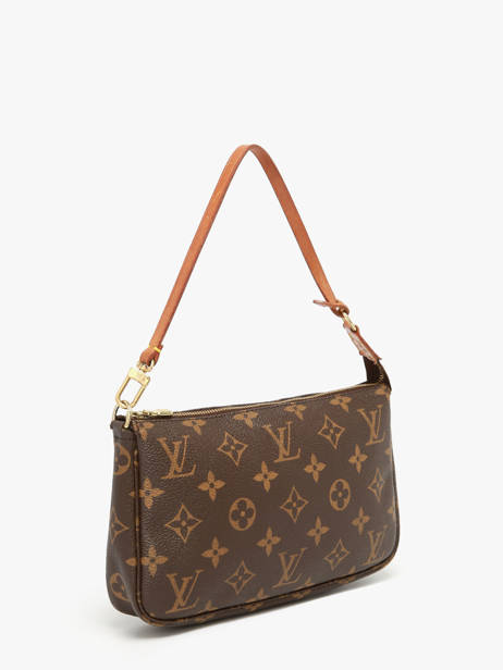 Mini-sac D'occasion Louis Vuitton Pouch Monogrammé Brand connection Marron louis vuitton AAZ0834 vue secondaire 4