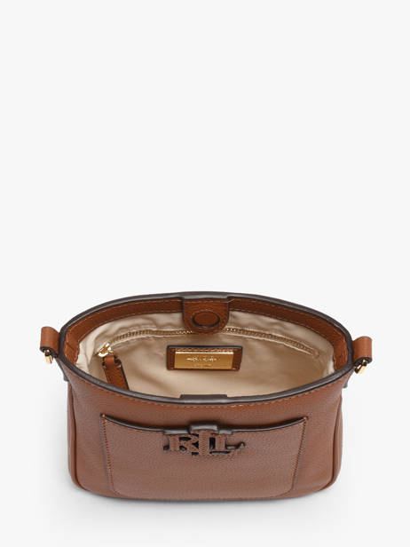 Sac Bandoulière Mini Cameryn Cuir Lauren ralph lauren Marron cameryn 31982184 vue secondaire 3
