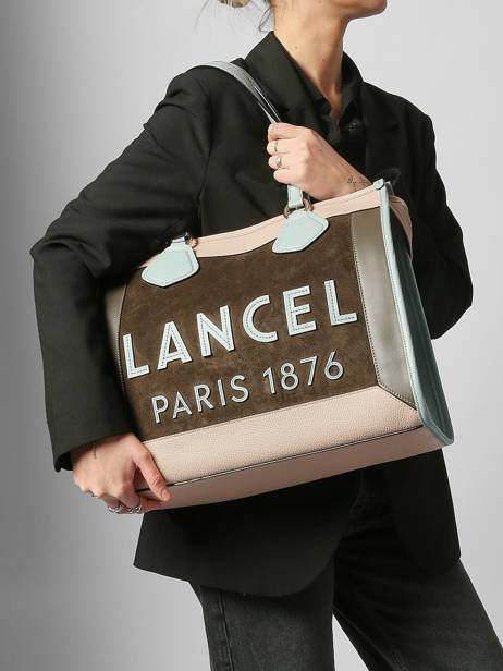 Sac Porté épaule Cabas D'ete Cuir Lancel Multicolore cabas d'ete A13369 vue secondaire 1