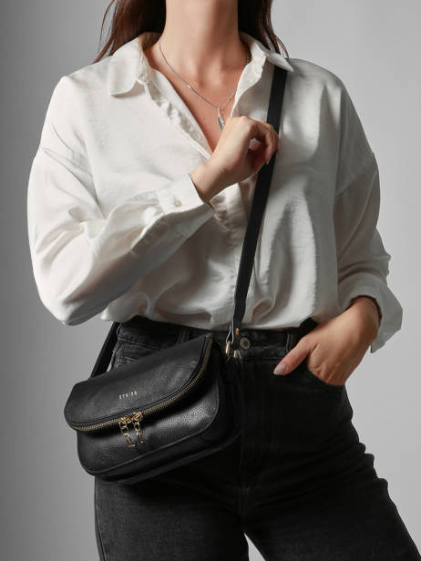 Sac Bandoulière S Tradition Cuir Etrier Noir tradition ETRA059S vue secondaire 1