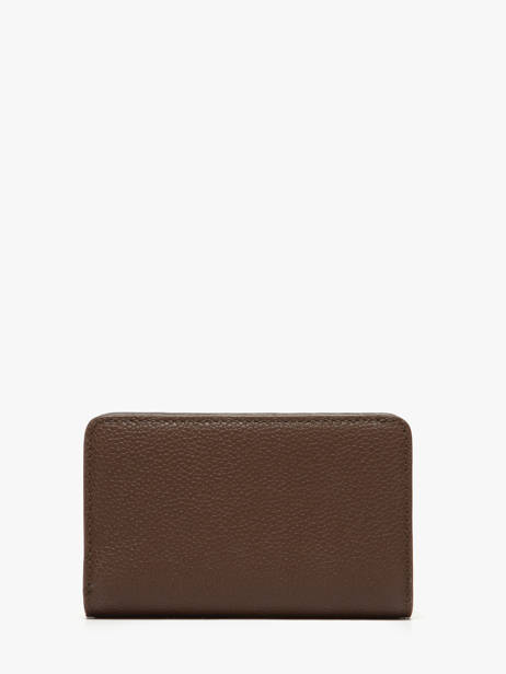 Portefeuille Rectangulaire Zippé Ninon Cuir Lancel Marron ninon A11123 vue secondaire 2