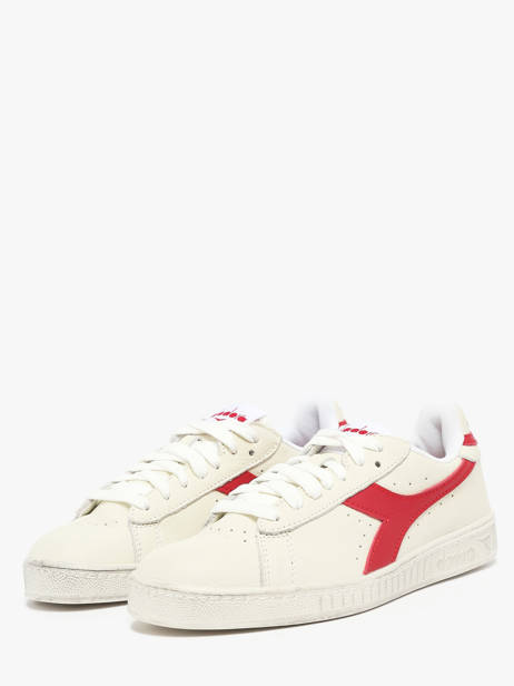 Sneakers Game Low Wax En Cuir Diadora Blanc unisex 178301 vue secondaire 1