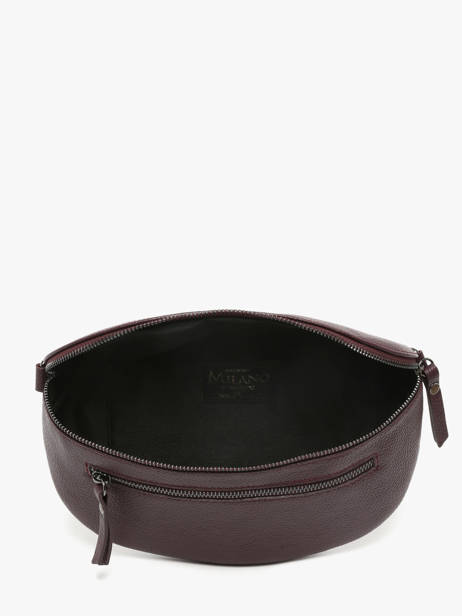 Sac Banane Caviar Cuir Milano Rouge caviar CA23111 vue secondaire 2