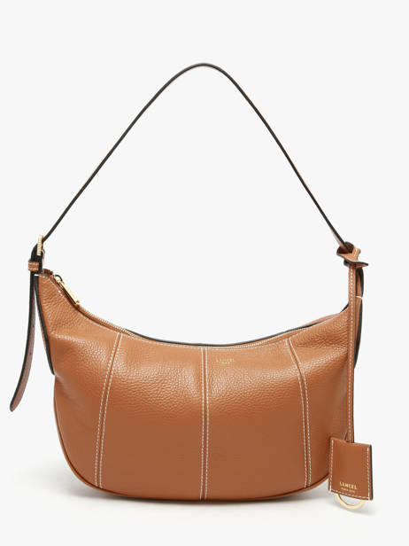 Sac Hobo Zippé M Victoire Cuir Lancel Marron victoire A13993