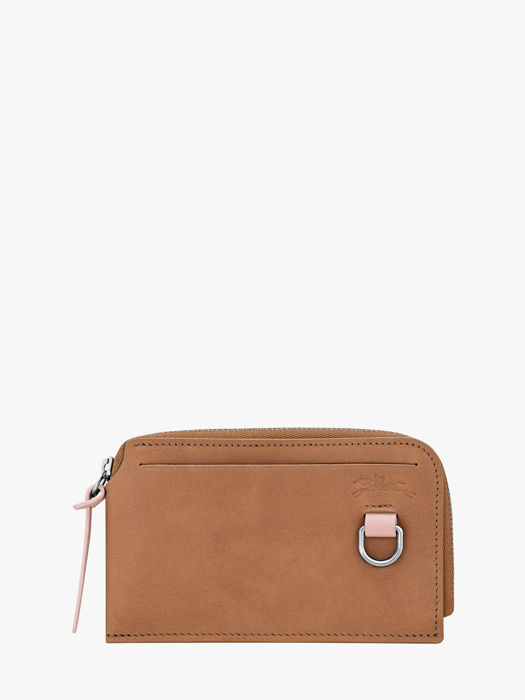 Longchamp Longchamp pocket bicolore Porte billets/cartes Marron