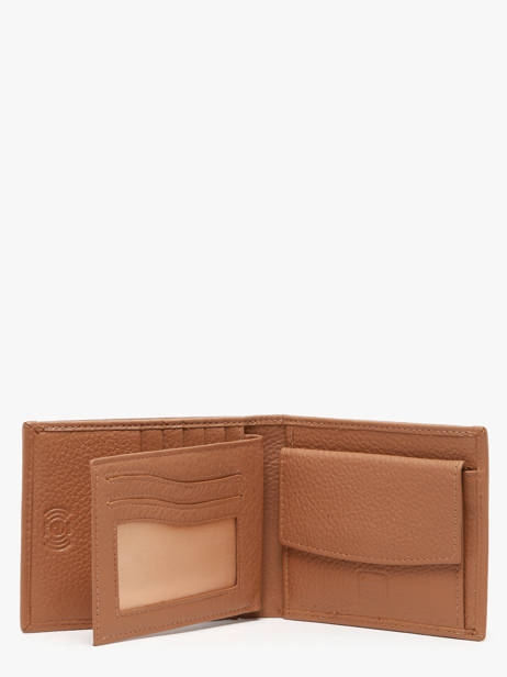 Portefeuille Cuir Crinkles Marron caviar 14023 vue secondaire 2