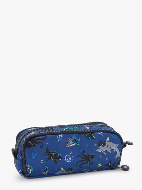 Trousse 3 Compartiments Back To School / Pbg Kipling Bleu back to school / pbg PBGI3560 vue secondaire 2