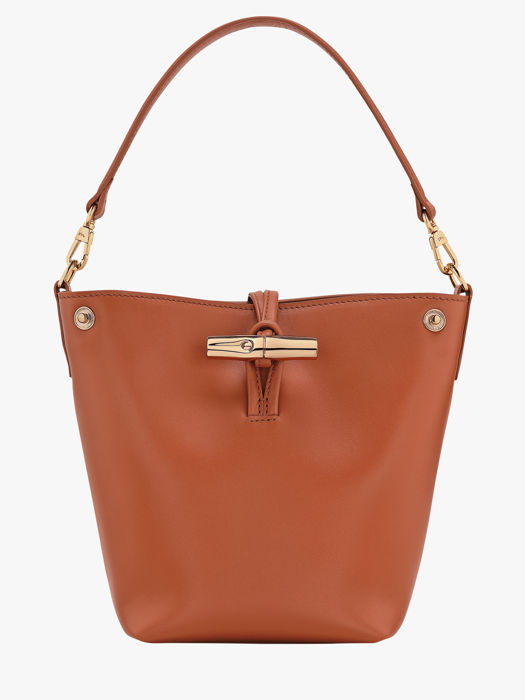 Longchamp Le roseau sleek Sacs porté travers Marron