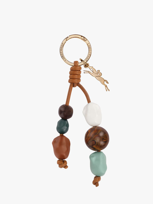 Longchamp Porte-clés perle Bijoux Marron