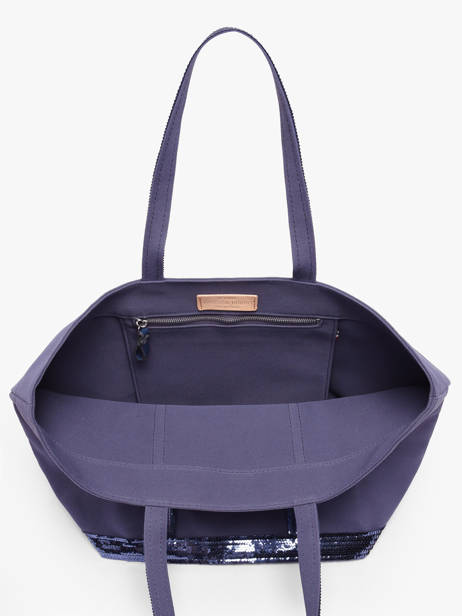 Le Cabas L Paillettes Vanessa bruno Violet cabas 1V40315 vue secondaire 3