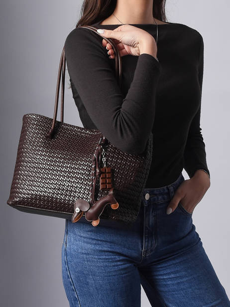 Sac Porté épaule Tresse Miniprix Marron tresse 88271 vue secondaire 1