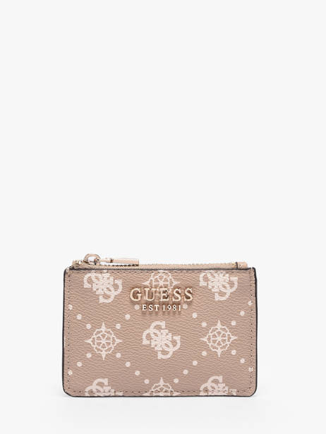 Porte-cartes Guess Beige carrie logo GP989850