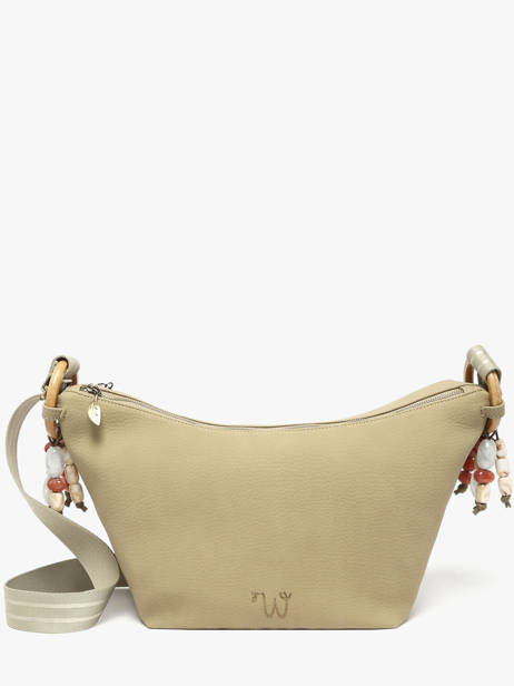 Shoulder Bag Camomille Pearl Woomen Green camomille pearl WCAE03
