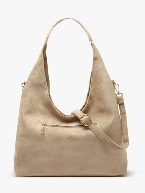 Sac Porté épaule Velvet Studs Miniprix Beige velvet studs JC53002 vue secondaire 2