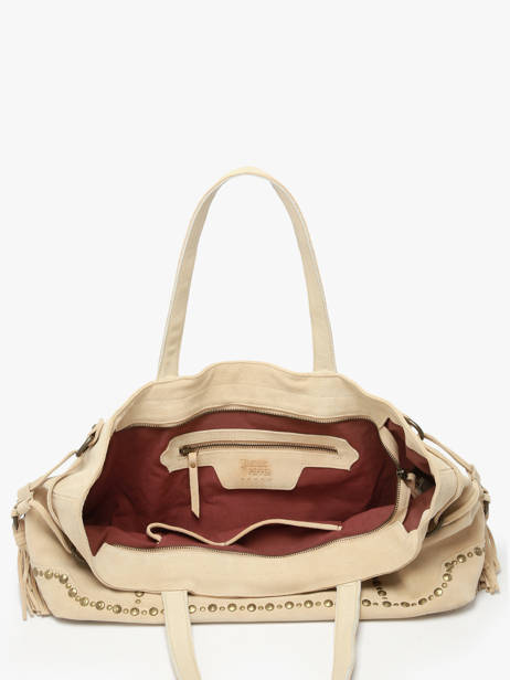 Sac Porté épaule Houston Cuir Basilic pepper Beige houston BHOU80 vue secondaire 2