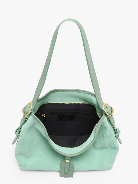 Sac Porté épaule Velvet Caviar Cuir Milano Bleu velvet caviar VC250610 vue secondaire 2