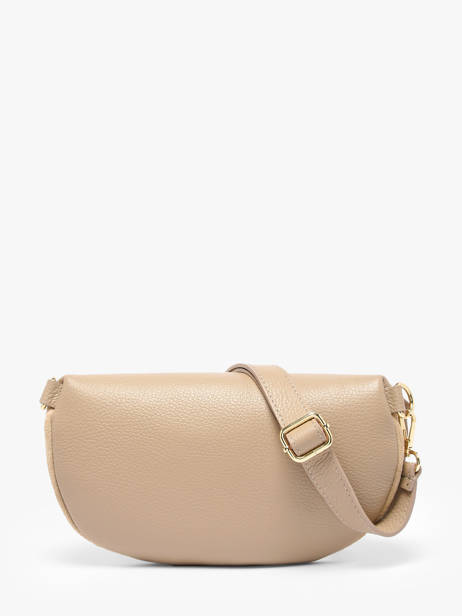 Sac Banane Milano Beige velvet caviar VC24111 vue secondaire 3