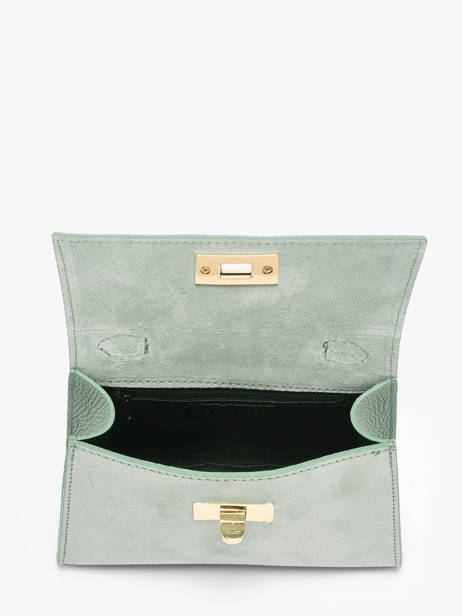 Sac Porté épaule Velvet Caviar Cuir Milano Bleu velvet caviar VC25116 vue secondaire 2