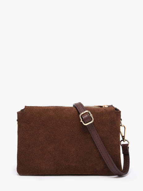 Sac Bandoulière Velvet Caviar Milano Marron velvet caviar VC24117 vue secondaire 4