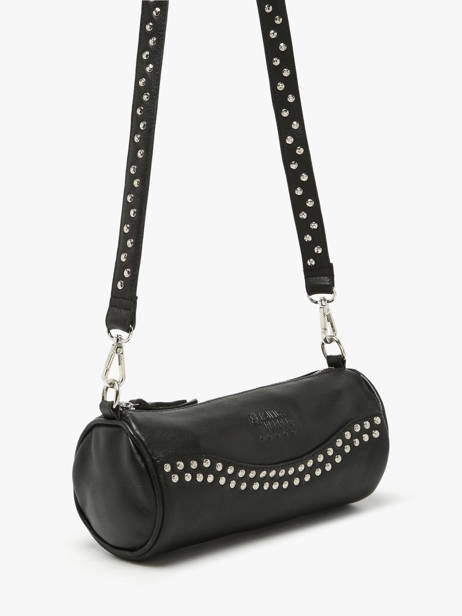 Sac Bandoulière Glam Cuir Basilic pepper Noir glam BGLA87 vue secondaire 1