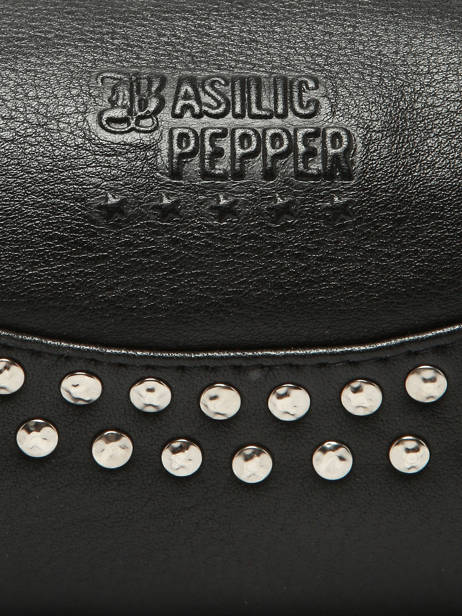 Sac Bandoulière Glam Cuir Basilic pepper Noir glam BGLA87 vue secondaire 4