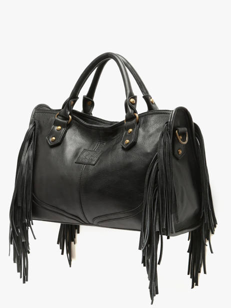 Sac Porté Main Dakota Cuir Basilic pepper Noir dakota BDAK22 vue secondaire 1