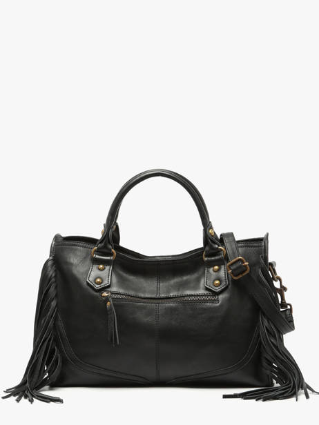 Sac Porté Main Dakota Cuir Basilic pepper Noir dakota BDAK22 vue secondaire 3