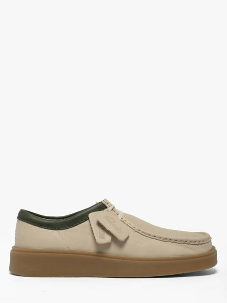 Chaussures Derbies En Cuir Clarks Beige men 26187197