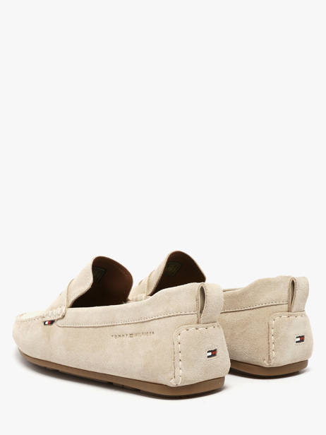 Mocassins En Cuir Tommy hilfiger Beige men 5789ACI vue secondaire 2