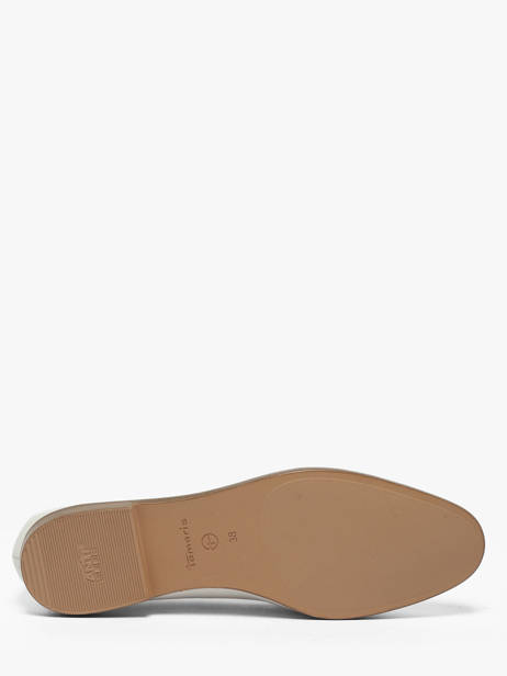 Mocassins En Cuir Tamaris Blanc accessoires 44 vue secondaire 4