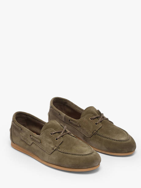 Chaussures Bateau En Cuir Tamaris Vert accessoires 44 vue secondaire 1