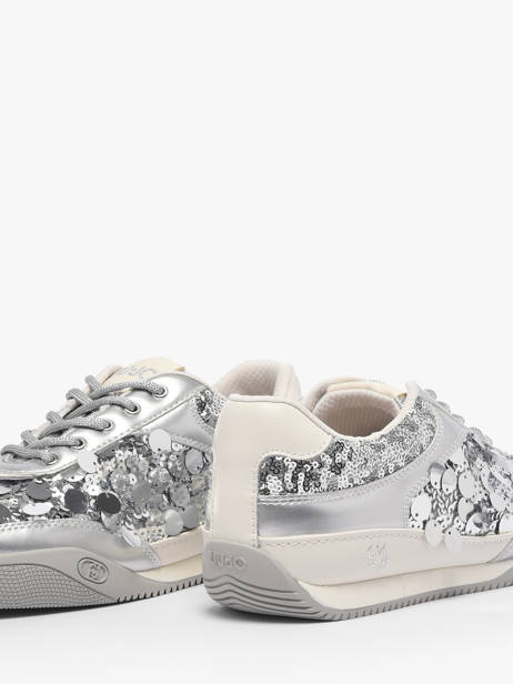 Sneakers Liu jo Argent accessoires 6093EXSS vue secondaire 2