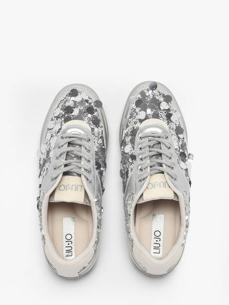 Sneakers Liu jo Argent accessoires 6093EXSS vue secondaire 3