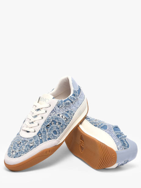 Sneakers Liu jo Bleu accessoires 6093TXGB vue secondaire 2