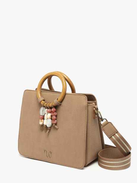 Sac Porté Main Camomille Pearl Woomen Beige camomille pearl WCAE1M vue secondaire 3