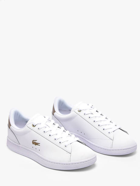 Sneakers En Cuir Lacoste Blanc accessoires 1SFA0092 vue secondaire 1