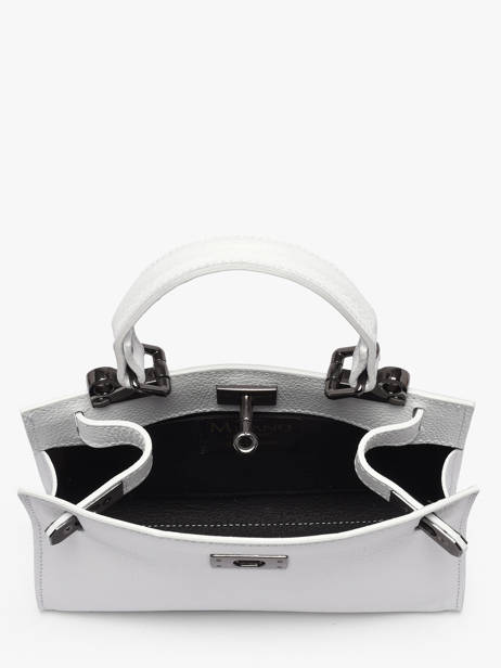 Sac Porté Main Caviar Milano Blanc caviar CA25114 vue secondaire 3