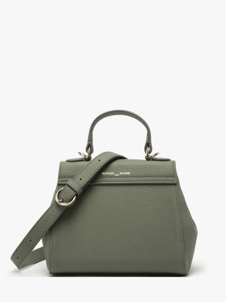 Sac Porté Main Mandala Cuir Nathan baume Vert mandala 4M vue secondaire 5