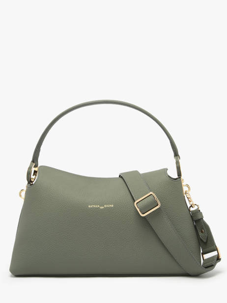 Sac Porté épaule Freesia Cuir Nathan baume Vert eden 4 vue secondaire 4