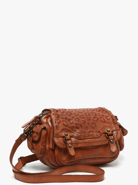 Sac Bandoulière Heritage Cuir Biba Marron heritage GAD4L vue secondaire 2