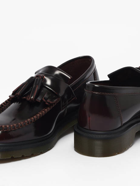 Mocassins Adrian En Cuir Dr martens Rouge accessoires 14573601 vue secondaire 2